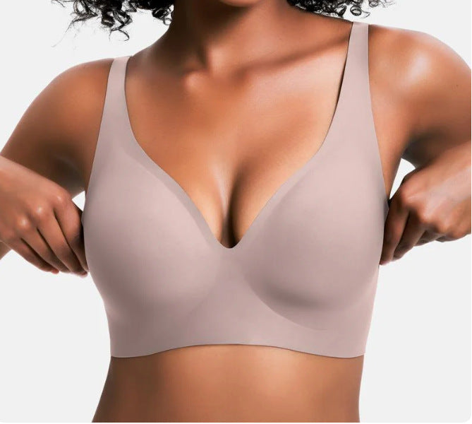 Jelly Comfortable Wireless Push Up Bras