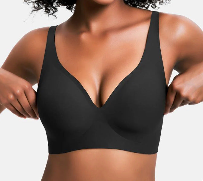 Jelly Comfortable Wireless Push Up Bras